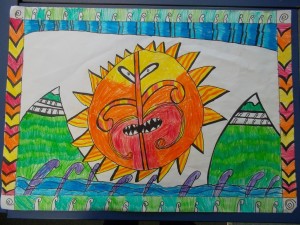Maui and the Sun art 2014 005